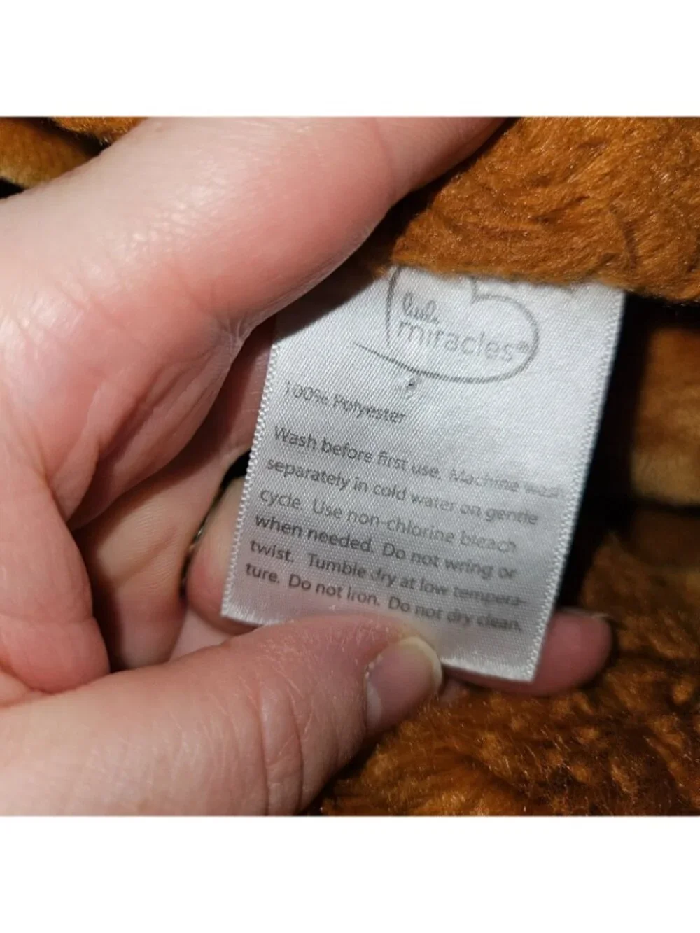 Little Miracles Fox Hooded Blanket Soft Fleece Boy Girl Brown